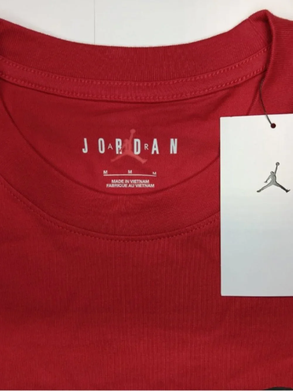 Nike Men's Jordan NC World Tour Graphic Red T Shirt Size Medium Short Sleeve